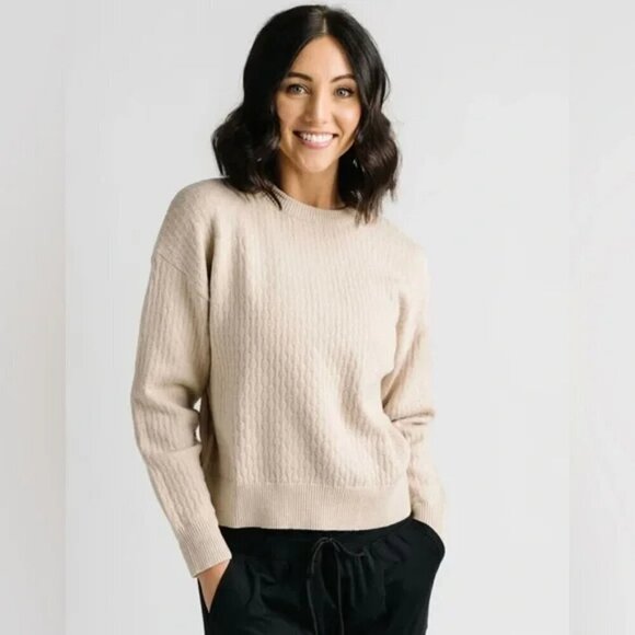 ZYIA Active Cream Esme Sweater- Size XXXL - Picture 3 of 12